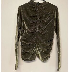 Nicole Miller Gold Top